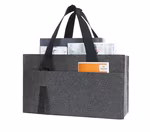 Halfar Organizer ModernClassic in Feltro, 12L in, Anthracite 45 x 25 x 15 cm, HF16075 – immagine 5