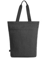 Halfar Nachhaltiger Shopper Circle aus rPET – Black-Sprinkle