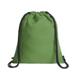 Halfar Nachhaltiger Zugbeutel-Rucksack aus rPET, Anthracite 36 x 44 cm, HF16079 – Bild 3