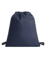 Halfar Nachhaltiger Zugbeutel-Rucksack aus rPET, Anthracite 36 x 44 cm, HF16079 – Marine