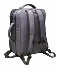 Halfar Combibag Attention: Business- und Rucksackfunktion, Blue-Grey Melange 43 x 31 x 16 cm, HF2199 – Bild 4
