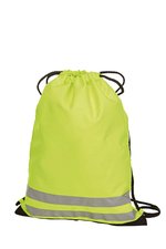 Halfar Sac reflechissant avec cordon de serrage 10L, Neon Yellow 33 x 43 cm, HF2204 – Bild 1
