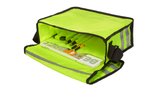 Halfar Neongelbe Umhängetasche mit Reflexstreifen, Neon Yellow 35 x 28 x 12 cm, HF2205 – Bild 3