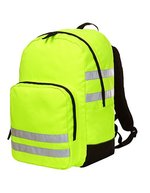 Halfar Neon Gelber Reflexrucksack mit Organizer – Neon Yellow