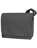 Halfar Umhängetasche Kurier mit Organizer-Fächern – Anthracite