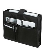 Halfar Laptop Inlay 2023 mit Organizer-Elementen, Black 36 x 29 x 7 cm, HF2782 – Bild 1
