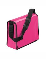 Halfar Umweltfreundliche Umhängetasche aus LKW-Plane in, Apple Green 37 x 29 x 13 cm, HF2814 – Magenta