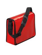 Halfar Umweltfreundliche Umhängetasche aus LKW-Plane in, Apple Green 37 x 29 x 13 cm, HF2814 – Rouge