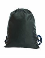 Halfar Drawstring Rucksack Flash 9L Polyester, Black/Green 33 x 42 cm, HF3051 – Nero/Blu navy