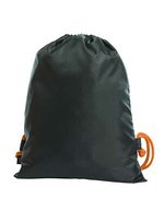 Halfar Drawstring Rucksack Flash 9L Polyester, Black/Green 33 x 42 cm, HF3051 – Nero/Arancione