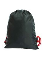 Halfar Drawstring Rucksack Flash 9L Polyester, Black/Green 33 x 42 cm, HF3051 – Nero/Rosso