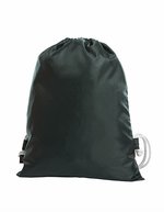Halfar Drawstring Rucksack Flash 9L Polyester, Black/Green 33 x 42 cm, HF3051 – Nero/Bianco