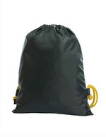 Halfar Drawstring Rucksack Flash 9L Polyester, Black/Green 33 x 42 cm, HF3051 – Nero/Giallo