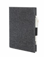 Halfar Filzhülle für DIN A5-Notizbücher – Anthracite