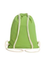 Halfar Baumwollrucksack mit Kordelzug 13L, Apple Green 38 x 45 cm, HF3057 – Bild 4