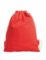 Halfar Baumwollrucksack mit Kordelzug 13L – Red