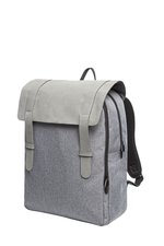 Halfar Urbaner Notebook-Rucksack mit Velours-Kunstleder, Black 32 x 41 x 15 cm, HF3058 – Bild 1