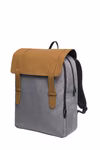 Halfar Sac à Dos Notebook Urbain en Simili Cuir Velours, Black 32 x 41 x 15 cm, HF3058 – image 5