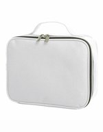 Halfar Zipper Bag Switch aus 600D Polyester, Navy 23 x 8,5 x 17,5 cm, HF3059 – White