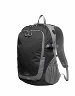 Halfar Geräumiger Rucksack Step L mit Reflektor – Black