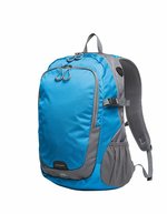 Halfar Geräumiger Rucksack Step L mit Reflektor – Cyan