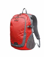 Halfar Geräumiger Rucksack Step L mit Reflektor – Red