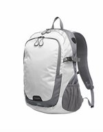 Halfar Geräumiger Rucksack Step L mit Reflektor, Apple Green 34 x 49 x 18,5 cm, HF3063 – Bianco