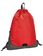 Halfar Drawstring Rucksack mit Seitentasche – Red