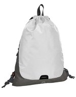 Halfar Drawstring Rucksack mit Seitentasche, Apple Green 36 x 45 cm, HF3349 – White