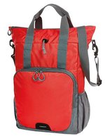 Halfar Multi Bag Step Rucksack mit Reißverschluss, Apple Green 29,5/42 x 48,5 x 15 cm, HF3350 – Rouge