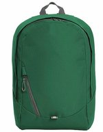 Halfar Rucksack Solution mit Reflektoren, Black 28 x 43 x 11 cm, HF3355 – Green