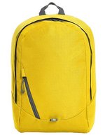 Halfar Rucksack Solution mit Reflektoren, Black 28 x 43 x 11 cm, HF3355 – Yellow
