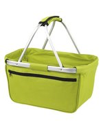 Halfar Einkaufskorb mit Alurahmen, 20 Liter – Light Green
