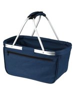 Halfar Einkaufskorb mit Alurahmen, 20 Liter – Navy