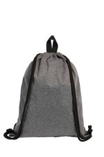 Anthracite Jersey-Drawstring Bag with Zipper – Bild 3