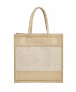 Halfar Robust Jute-Cotton Shopper Native, Nature 40 x 40 x 15 cm, HF4003 – Bild 1