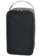 Halfar Schuhtasche mit Belüftungsösen, Polyester, Black 21 x 38 x 15 cm, HF4007 – Bild 2