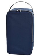 Halfar Schuhtasche mit Belüftungsösen, Polyester, Black 21 x 38 x 15 cm, HF4007 – Blu navy