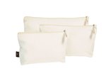 Halfar Zipper Bag Organic S in Organic Cotton, Nature 20 x 12 x 4 cm, HF4011 – Bild 3
