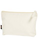 Halfar Zipper Bag Organic S in Organic Cotton, Nature 20 x 12 x 4 cm, HF4011 – Bild 2