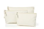 Halfar Bio-Baumwoll-Zipper Bag Organic M, Nature 25 x 14 x 6 cm, HF4012 – Bild 3