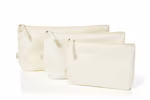 Halfar Bio-Baumwoll-Zipper Bag Organic M, Nature 25 x 14 x 6 cm, HF4012 – immagine 4