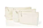 Halfar Bio-Baumwoll-Zipper Bag Organic M, Nature 25 x 14 x 6 cm, HF4012 – Bild 4