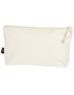 Halfar Bio-Baumwoll-Zipper Bag Organic M, Nature 25 x 14 x 6 cm, HF4012 – Bild 2