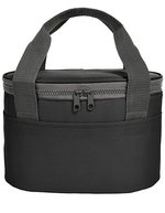 Halfar Lunchbag Solution mit 2-Wege-Reißverschluss – Black