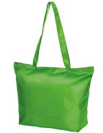 Halfar Textiler Shopper mit Reißverschluss und Innentasche – Apple Green