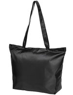 Halfar Textiler Shopper mit Reißverschluss und Innentasche – Black