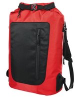 Backpack Storm with Roll-Top Closure and Brustgurt – Red