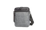 Halfar Elegante Borsa a tracolla con scomparto tablet, Black/Grey-Sprinkle 22 x 28 x 5 cm, HF4026 – Bild 1