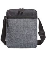 Halfar Elegante Crossbag mit Tablet-Fach – Black/Grey-Sprinkle